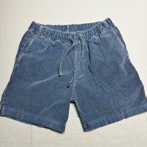 Save Khaki United SKU Union Blue Corduroy Easy Short Elastic Waist Size: M